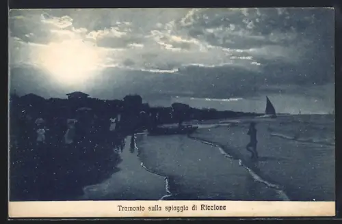 AK Riccione, Tramonto sulla spiaggia