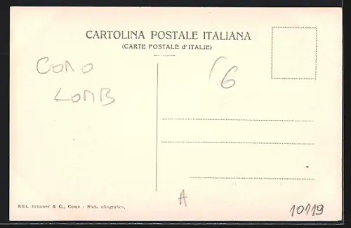 AK Moltrasio /Lago di Como, Panorama mit Strassenpartie