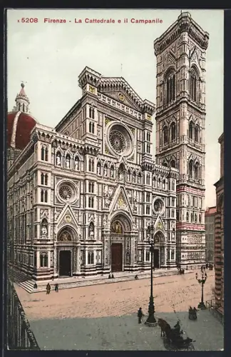 AK Firenze, La Cattedrale e il Campanile