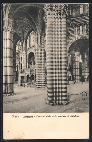 AK Siena, Cattedrale, L`interno visto dalla crociera di sinistra