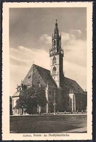 AK Bozen /Südtirol, Stadtpfarrkirche