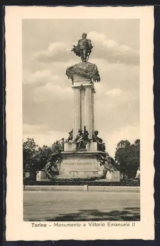 AK Torino, Monumento a Vittorio Emanuele II