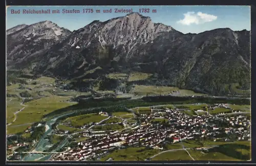 AK Bad Reichenhall, Teilansicht mit Staufen und Zwiesel