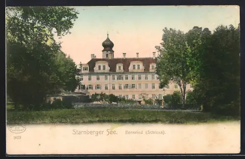 AK Bernried / Starnberger See, Blick auf das Schloss
