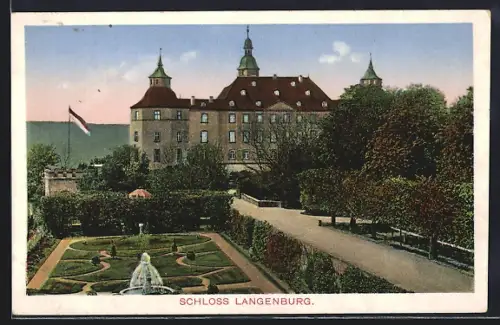 AK Langenburg, Partie am Schloss