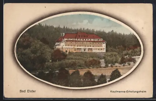 AK Bad Elster i. V., Kaufmanns-Erholungsheim