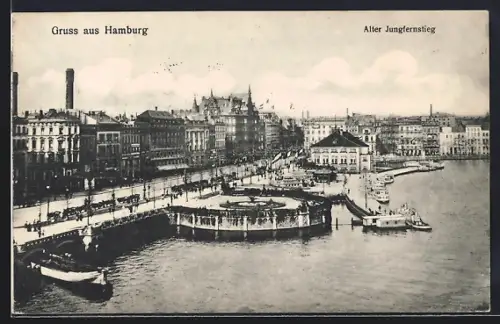 AK Hamburg-Neustadt, Alter Jungfernstieg