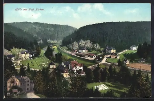 AK Bad Steben, Blick auf Hölle