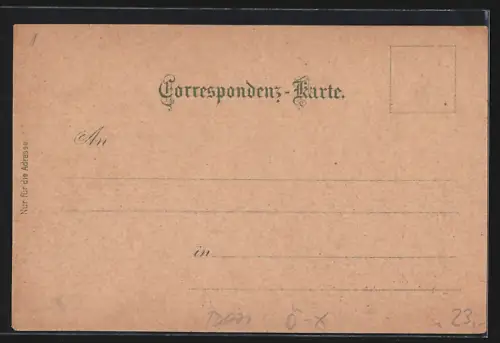 Lithographie Mariazell, Gruss aus der Terz, Gasthof u. Pension zur steirischen Grenze v. Anton Koller, Hallthal