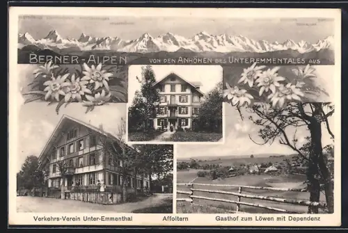 AK Affoltern im Emmental, Verkehrs-Verein Unter-Emmenthal, Gasthof zum Löwen mit Dependenz