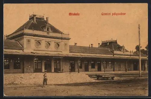 AK Miskolc, Gömöri palyaudvar, Bahnhof