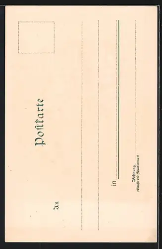 Künstler-AK G. Graf: Heidelberger Schloss, Dicker Turm