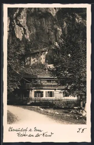 AK Oberaudorf a. Inn, Gasthof Weber an der Wand