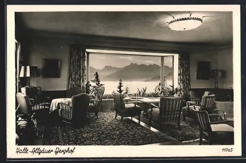 AK Sonthofen, Hotel Allgäuer Berghof, Halle
