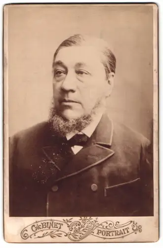 Fotografie Porträt Paul Kruger Ohm Krüger, Präsident von Südafrika (Transvaal) 1882-1902