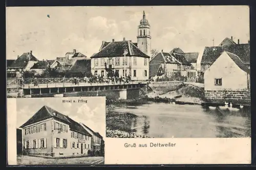 AK Dettweiler, Hôtel z. Pflug