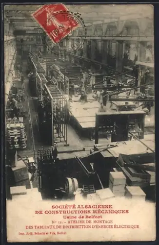 AK Belfort, Atelier de montage des tableaux de distribution d`énergie électrique
