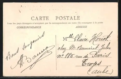 AK Belfort, Arc de Triomphe du Faubourg des Vosges lors du Concours Musical d`août 1908