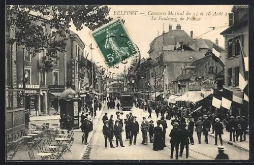 AK Belfort, Concours Musical du 15 et 16 Août, Le Faubourg de France