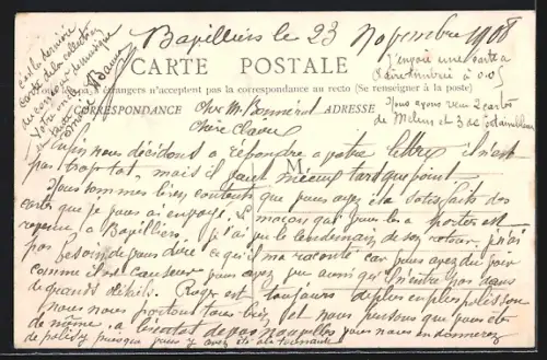 AK Belfort, Concours Musical du 15 et 16 Août 1908, Pendant le Défilé