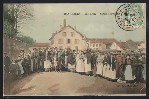 AK Bavilliers /Haut-Rhin, Sortie de l`usine