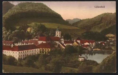 AK Lilienfeld, Blick zum Kloster