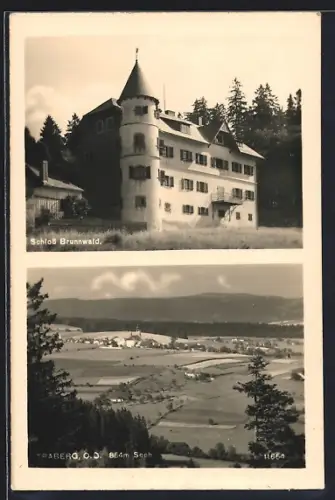 AK Traberg, Panorama, Schloss Brunnwald