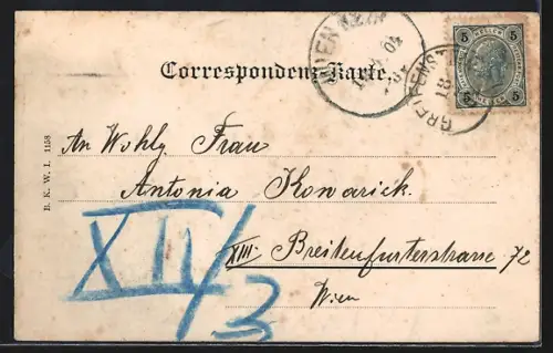 AK St. Andrä-Wördern, Ortsansicht mit Kirche