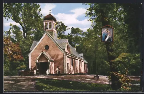 AK Wien, Freudenau, Kirche Maria Grün