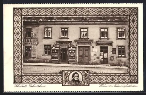 AK Wien, Nussdorferstrasse, Schubert`s Geburtshaus
