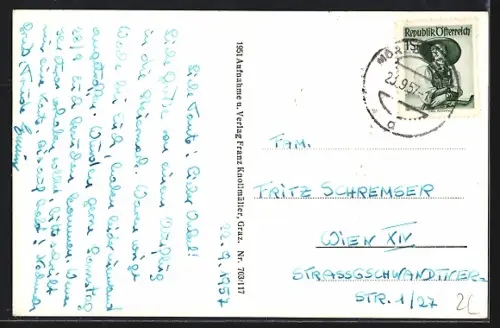 AK Birkfeld /Oststmk., Teilansicht mit Kirche