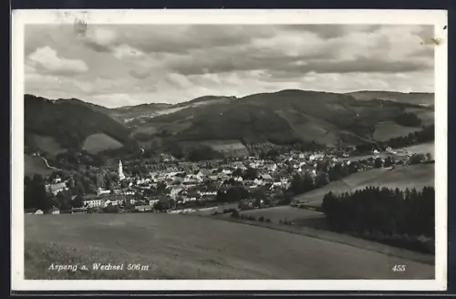 AK Aspang am Wechsel, Gesamtansicht mit Umgebung