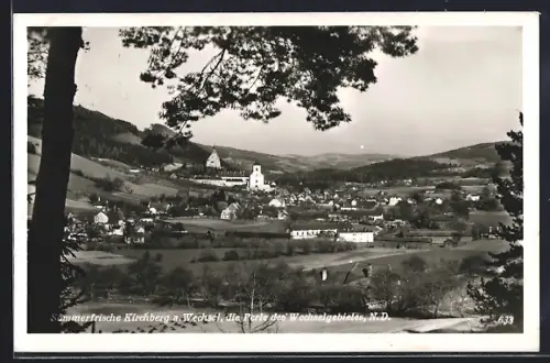 AK Kirchberg am Wechsel, Blick auf die Sommerfrische