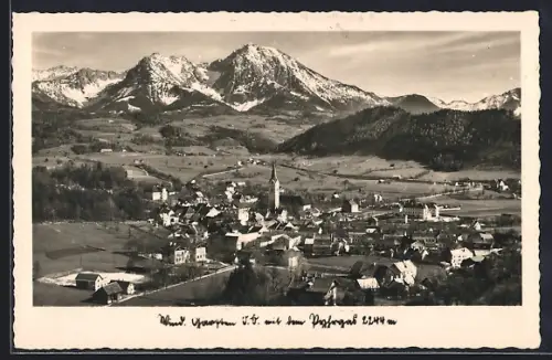 AK Wind. Garsten /O. Ö., Totalansicht mit dem Pyhrgas