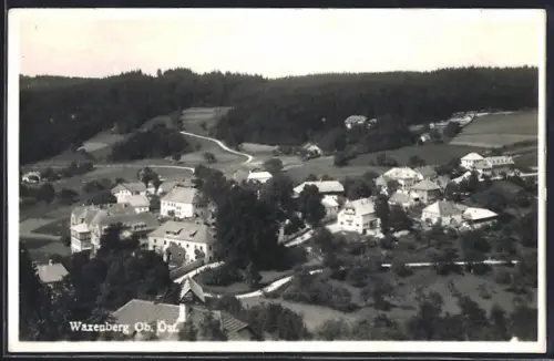 AK Waxenberg /Ob. Öst., Teilansicht mit Strassenpartie