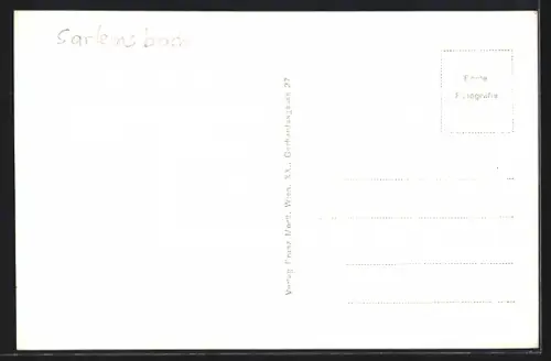 AK Sarleinsbach, Ortsansicht mit Feldern