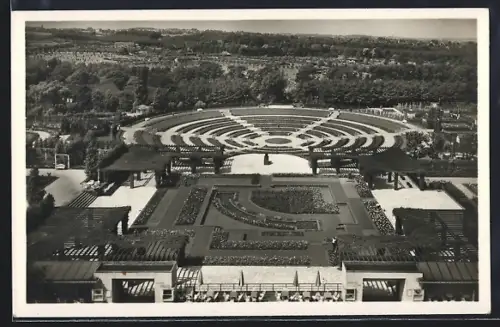 AK Essen, Grugapark, Blick vom Radioturm