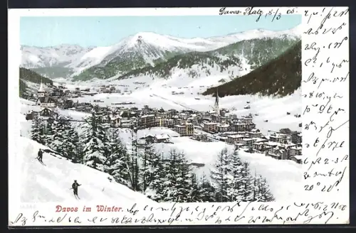 AK Davos, Gesamtansicht im Winter
