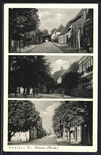 AK Enniger /Bez. Münster, Strassenpartien