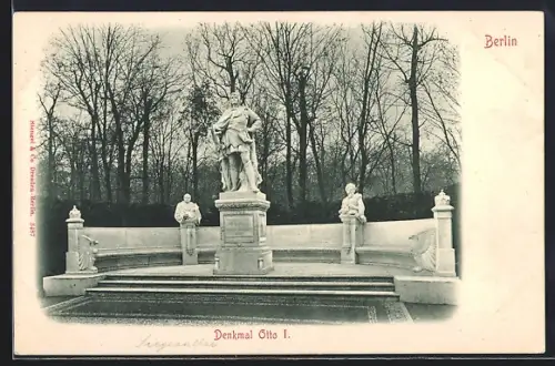 AK Berlin-Tiergarten, Denkmal Otto I