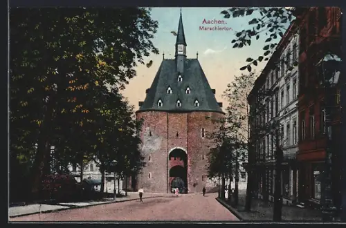 AK Aachen, Partie am Marschiertor