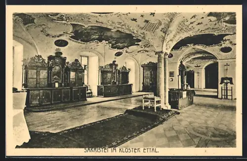 AK Ettal, Sakristei im Kloster