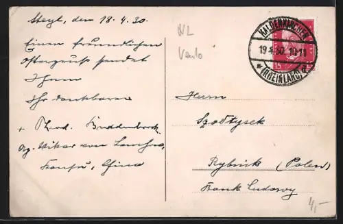 AK Steyl, Missionshaus aus der Vogelschau