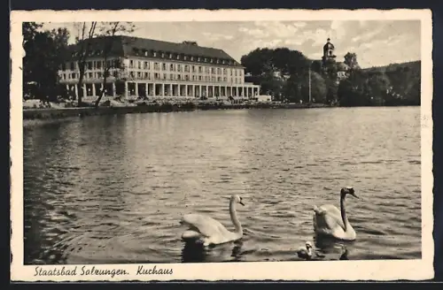 AK Salzungen, Kurhaus mit Schwanenteich