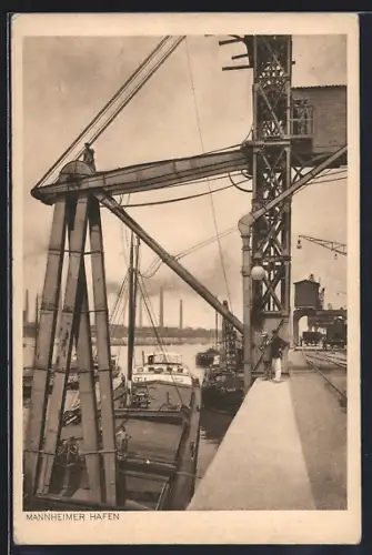 AK Mannheim, Mannheimer Hafen