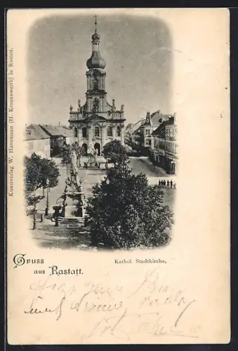 AK Rastatt, Katholische Stadtkirche