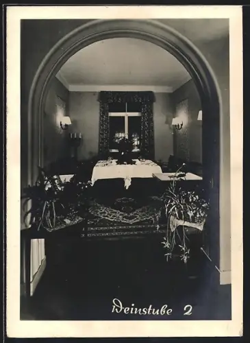 AK Hannover, Nord-Hotel-Gaststätte, Kleiststr. 17, Innenansicht