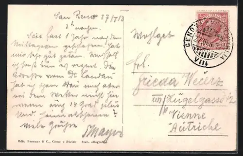 AK San Remo, Via Umberto I.