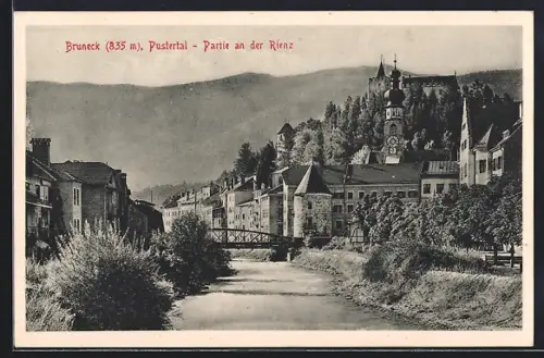 AK Bruneck im Pustertal, Partie an der Rienz