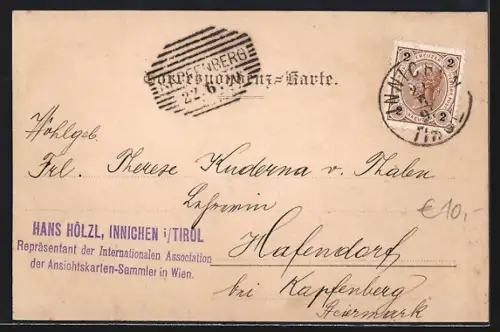 AK Cortina d`Ampezzo, Blick in den Ort